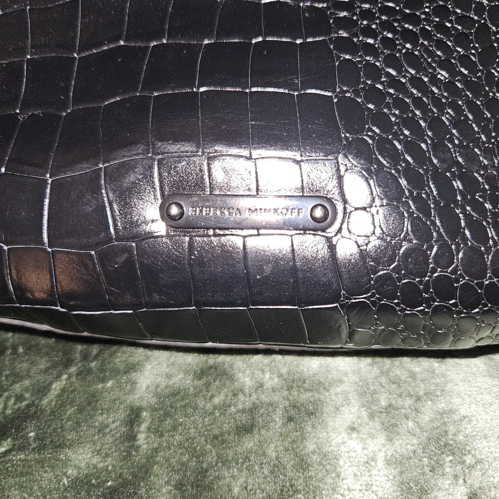 Rebecca Minkoff Black Shoulder Bag with Silver Hardware - Picture 5 of 5